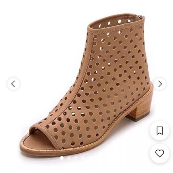 Loeffler Randall Open Toe Ione Perforated Booties - 6.5 - Picture 1 of 8
